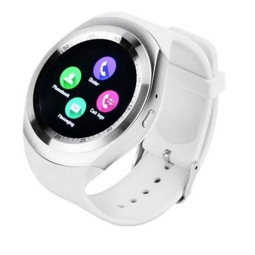 Relógio Smartwatch Y1 Original Touch Bluetooth Gear Chip - BRANCO é bom? Vale a pena?