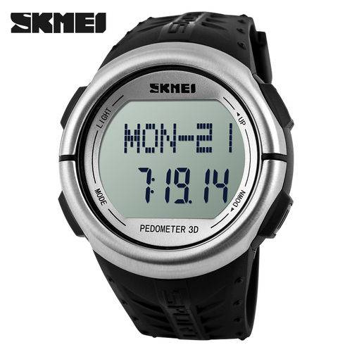 Relógio Unissex Skmei Digital Pedômetro Esporte Prata Dg1058 é bom? Vale a pena?