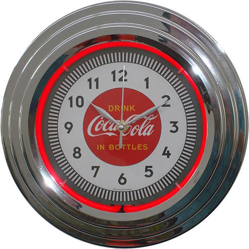 Relógio de Parede Coca-Cola Plástico Neon Single Colorido é bom? Vale a pena?