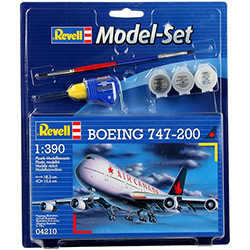 Réplica Model - Set Boeing 747-200 - Revell é bom? Vale a pena?
