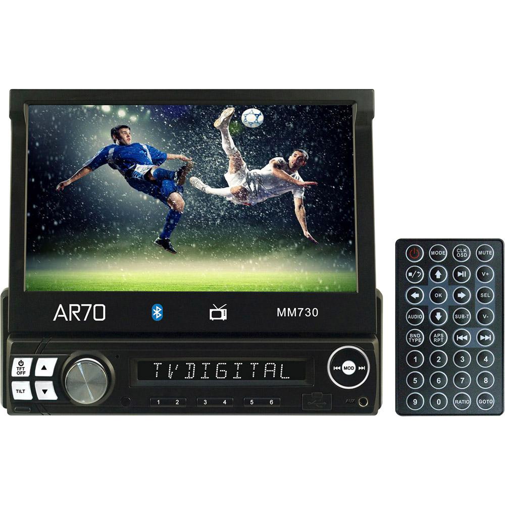 Reprodutor Multimídia AR70 MM730 Tela 7 TV Digital e Bluetooth Preto é bom? Vale a pena?