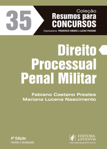 Resumos para Concursos - v.35 - Direito Processual Penal Militar (2017) é bom? Vale a pena?
