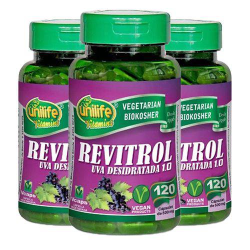 Resveratrol Revitrol 3 Un de 120 Capsulas é bom? Vale a pena?