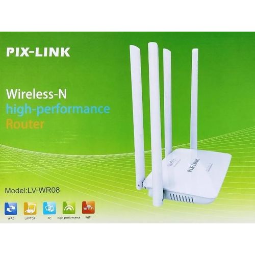 Roteador Wireless Wr-08 300mbps 4 Antenas Pix-link Lv-wr08 é bom? Vale a pena?