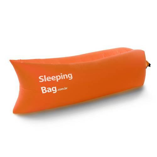 Saco de Dormir Inflavel Sleeping Bag Laranja é bom? Vale a pena?