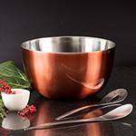 Saladeira Copper em Aço Inox com 2 Talheres de Servir - La Cuisine é bom? Vale a pena?