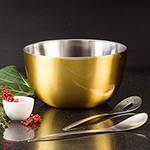Saladeira Gold em Aço Inox com 2 Talheres de Servir - La Cuisine é bom? Vale a pena?
