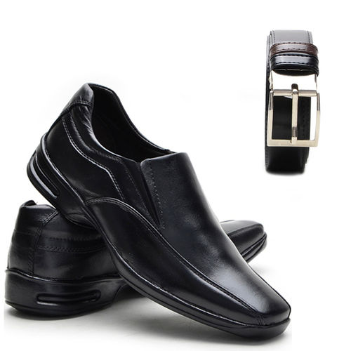 Sapato Social Masculino Conforto em Couro Legítimo + Cinto Preto é bom? Vale a pena?