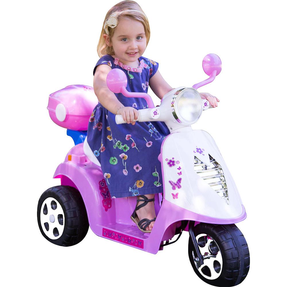 Moto Elétrica Infantil Diversão Criança Até 25Kg 6v Com Chave Luzes Sons e  Acelerador Importway no Shoptime