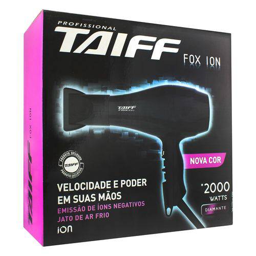 Secador Profissional Taiff Fox Ion 127v é bom? Vale a pena?