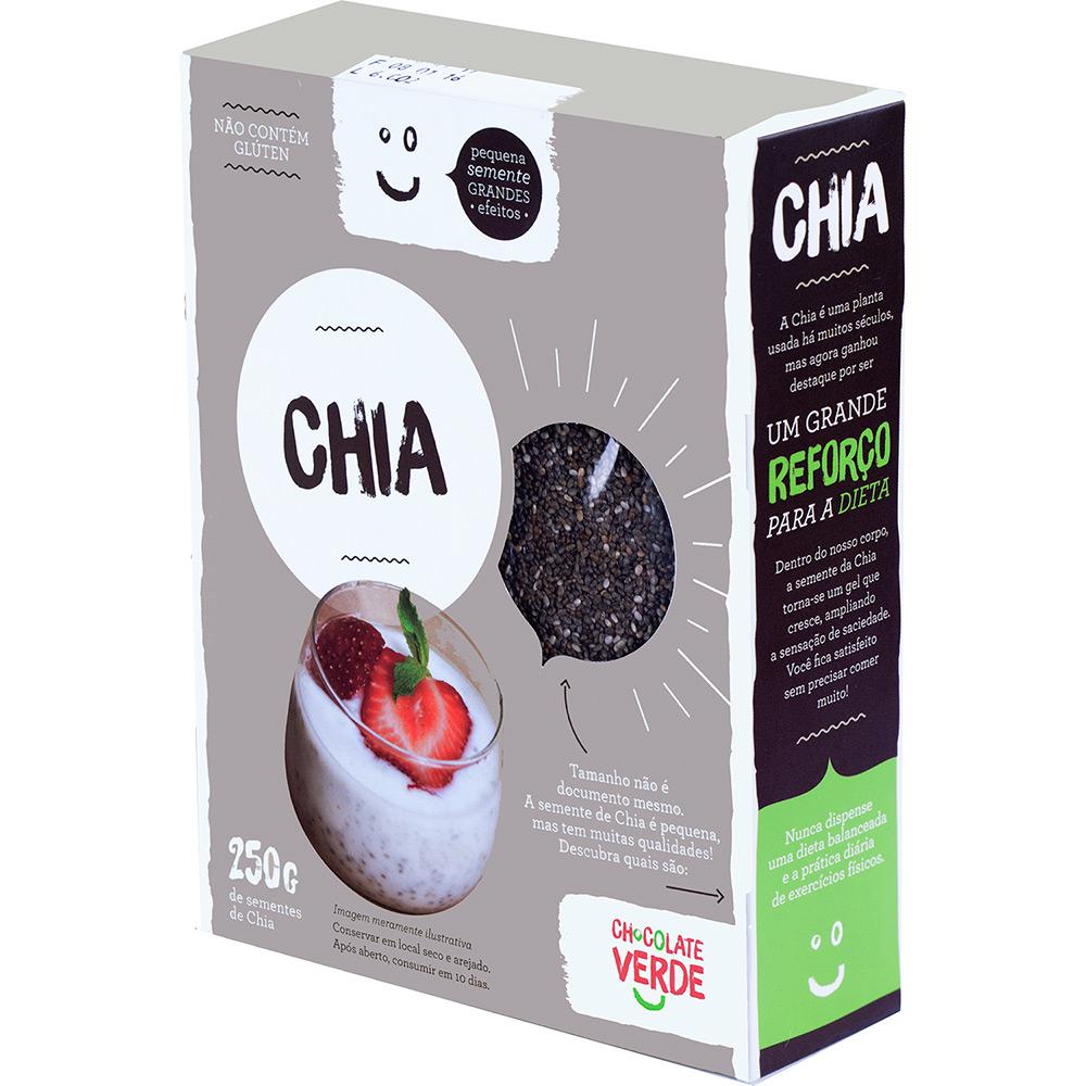 Semente de Chia Preta 250g - Chocolate Verde é bom? Vale a pena?