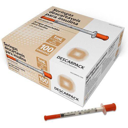 Seringa para Insulina com Agulha 8,0x0,30mm 30g C/ 100 Un. Descarpack é bom? Vale a pena?