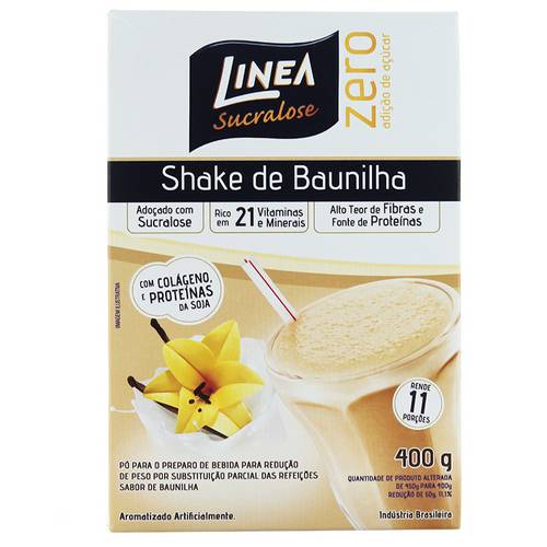 Shake Linea Premium Sucralose Baunilha com 400 Gramas é bom? Vale a pena?
