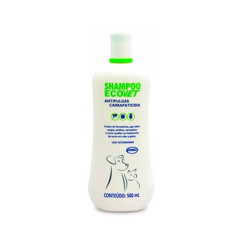 Shampoo Antipulgas e Carrapatos Cães e Gatos Ecovet 500g é bom? Vale a pena?
