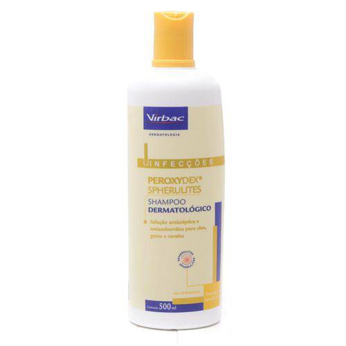 Shampoo Dermatólogico Virbac Peroxydex Spherulites - 500ml é bom? Vale a pena?