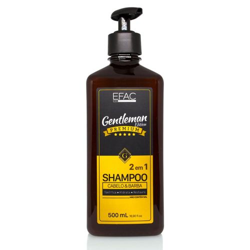 Shampoo 2 em 1 Efac Gentleman Edition 500ml é bom? Vale a pena?