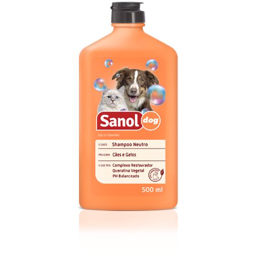 Shampoo para Cachorro Sanol Neutro 500ml é bom? Vale a pena?