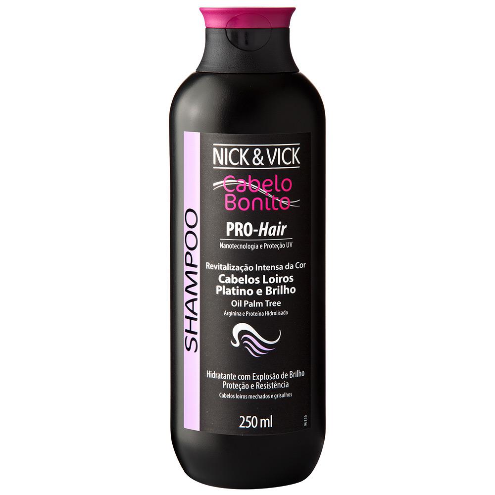Shampoo Pro-Hair Revitalização Intensa Cabelos Loiros Oil Palm Tree 250ml - Nick & Vick é bom? Vale a pena?