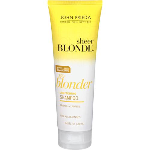 Shampoo Realce de Tons Dourados 250ml - Sheer Blonde - John Frieda é bom? Vale a pena?