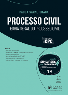 Sinopses para Concursos - v.18 - Processo Civil - Teoria Geral do Processo Civil (2017) é bom? Vale a pena?