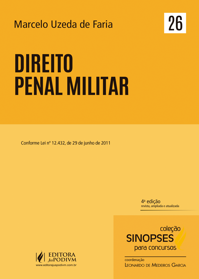 Sinopses para Concursos - v.26 - Direito Penal Militar (2016) é bom? Vale a pena?
