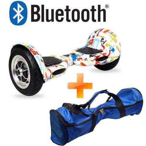 Skate Elétrico 10 Pol Overboard Bluetooth Hoverboard + Bolsa é bom? Vale a pena?