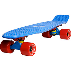 Skate Fish Skateboards Cruiser Azul e Vermelho 22" é bom? Vale a pena?