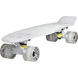 Skate Fish Skateboards Cruiser Branco Transparente 22" é bom? Vale a pena?