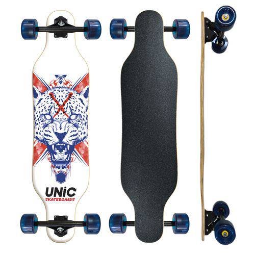 Skate Longboard Completo Unic - Tiger X é bom? Vale a pena?
