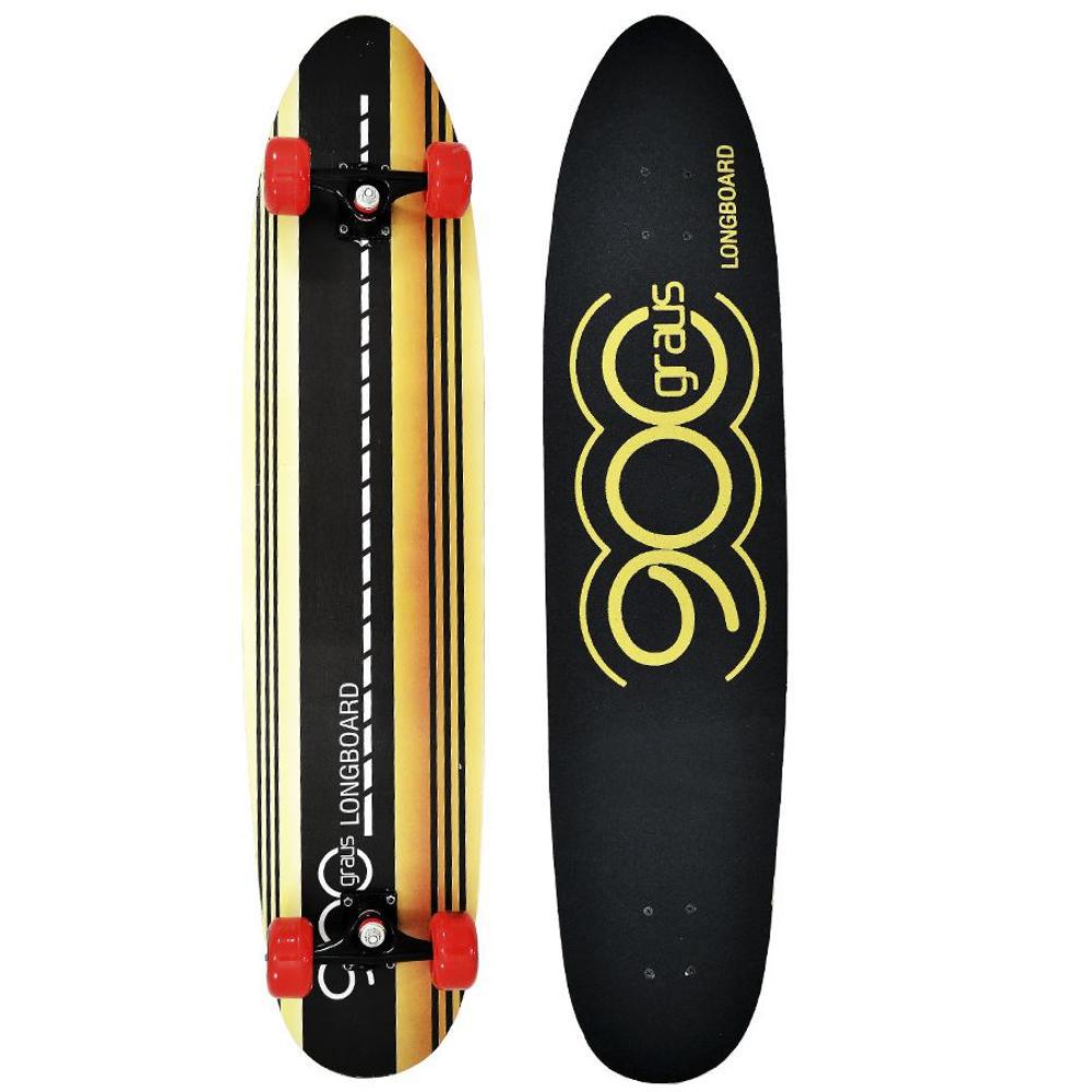 Skate Longboard Cruiser Vermelho 900 Graus é bom? Vale a pena?