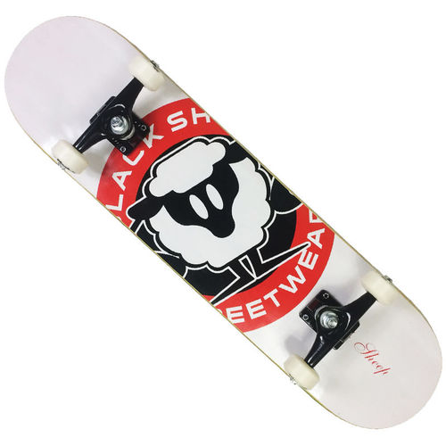 Skate Montado Black Sheep Profissional Logo Branco é bom? Vale a pena?
