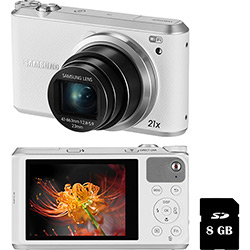 Smart Câmera Samsung Seleção Brasileira WB350F 16.3MP Wi-Fi Zoom Óptico 21x Cartão de Memória 8G CMOS e NFC - Branca é bom? Vale a pena?