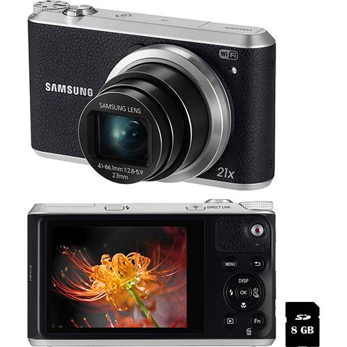 Smart Câmera Samsung Seleção Brasileira WB350F 16.3MP Wi-Fi Zoom Óptico 21x Cartão de Memória 8G CMOS e NFC - Preta é bom? Vale a pena?