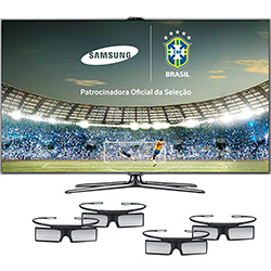 Smart TV 3D LED 46" Samsung 46ES7000 Full HD - 3 HDMI 3 USB 720Hz 4 Óculos 3D é bom? Vale a pena?