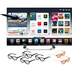 Smart TV 3D LED 55" LG 55LM7600 Full HD - 4 HDMI 3 USB 240Hz HDTV DTV DLNA Wi-Fi Integrado + Magic Remote + 4 Óculos 3D + 2 Óculos Dual Play é bom? Vale a pena?