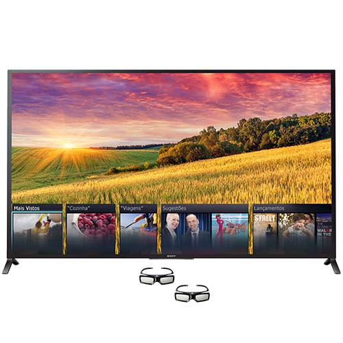Smart TV 3D LED 60" Sony 60W855B Full HD 4 HDMI 2 USB 480hz é bom? Vale a pena?