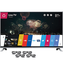 Smart TV 3D LED LG 60LB6500 60" WebOS Full HD HDMI USB Wi-Fi + 4 Óculos 3D é bom? Vale a pena?