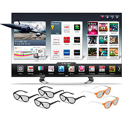Smart TV 3D LED Plus 47" LG 47LM8600 - 4 HDMI 3 USB 240Hz 4 Óculos Cinema 3D 2 Óculos Dual Play é bom? Vale a pena?