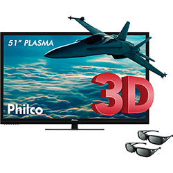 Smart TV 3D Plasma 51" Philco PH51C21PSG HD Plasma 3 HDMI 2 USB 60Hz é bom? Vale a pena?
