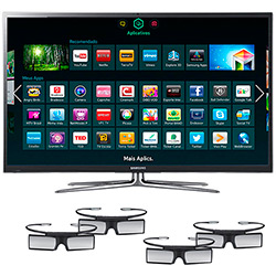 Smart TV 3D Plasma 64" Samsung PL64E8000 Full HD - 3 HDMI 3 USB 600Hz 4 Óculos 3D é bom? Vale a pena?