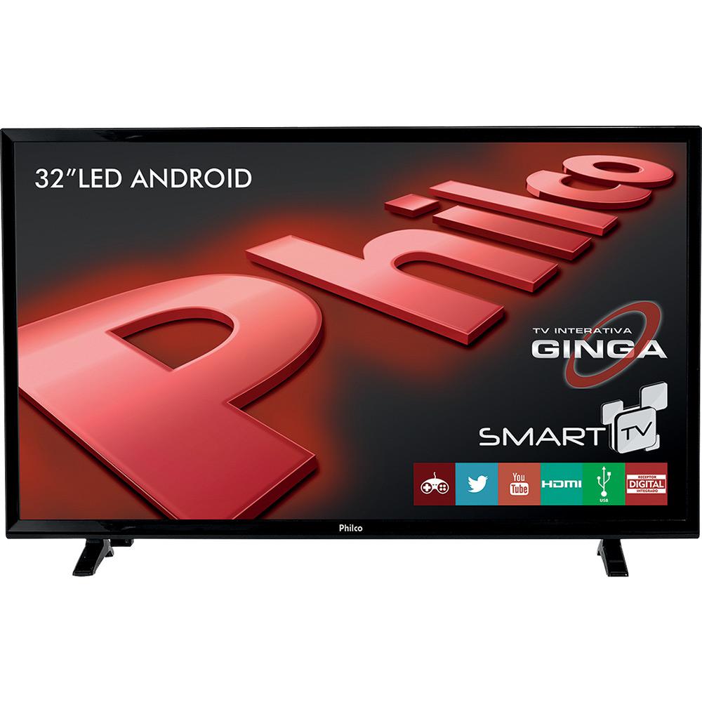 Smart TV LED 32" Philco PH32E20DSGWA HD com Conversor Digital 2 USB 2 HDMI Wi-Fi Android - Preta é bom? Vale a pena?