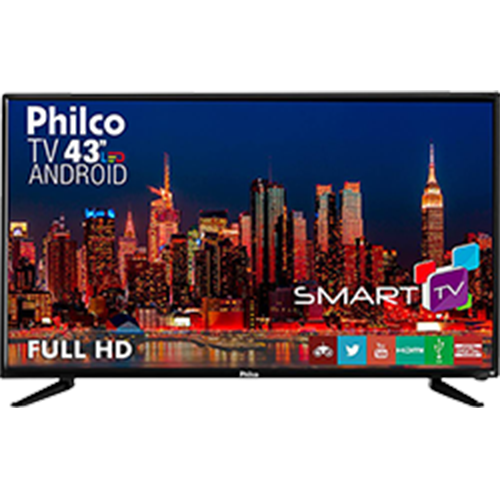 Smart TV LED 43" Philco PH43N91DSGWA Full HD com Conversor Digital 2 HDMI 2 USB Função DNR é bom? Vale a pena?