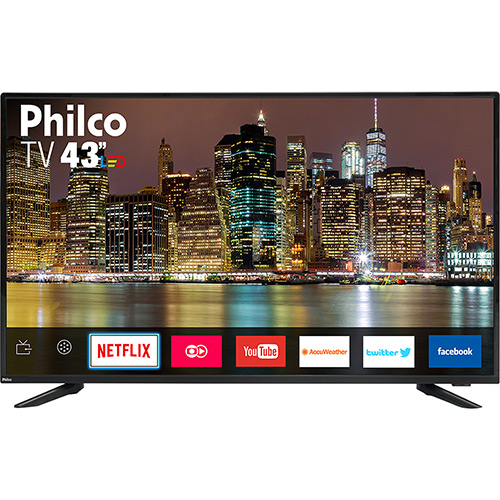 Smart TV LED 43" Philco PTV43E60SN Full HD com Conversor Digital 3 HDMI 2 USB Wi-Fi MidiaCast é bom? Vale a pena?