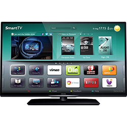 Smart TV LED 42" Philips 42PFL3508G/78 Full HD Entradas HDMI USB 120Hz é bom? Vale a pena?