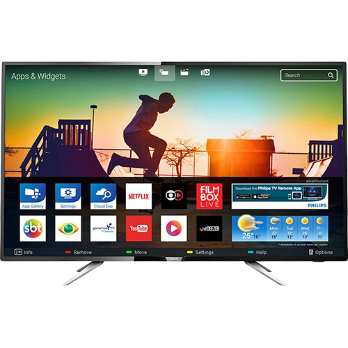 Smart TV LED 43" Philips 43PUG6102/78 Ultra HD 4k com Conversor Digital 4 HDMI 2 USB Wi-Fi 60hz Preta é bom? Vale a pena?