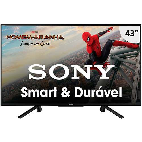Smart TV LED 43" Sony KDL-43W665F Full HD com Conversor Digital 2 HDMI 2 USB 60Hz - Preta é bom? Vale a pena?