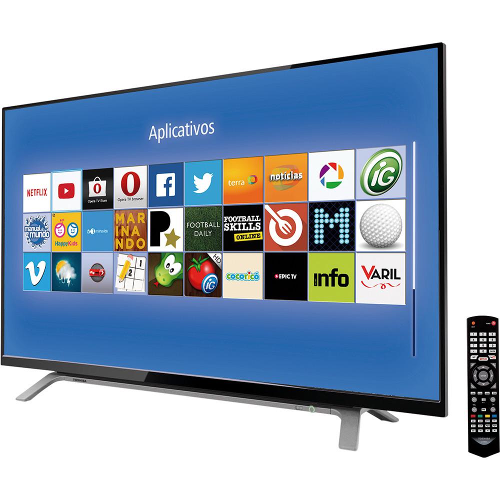 Smart TV LED 40" Toshiba 40L2500 Full HD com Conversor Digital 2 HDMI 1 USB 60Hz é bom? Vale a pena?
