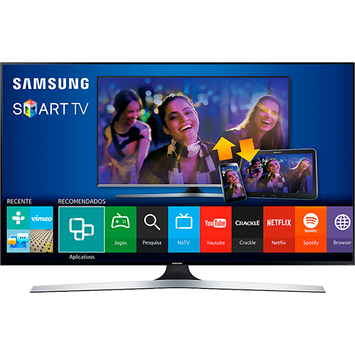Smart TV LED 40" Samsung 3D UN40J6400AGXZD Full HD com Conversor Digital 4 HDMI 3 USB Wi-Fi 240Hz + 2 Óculos 3D é bom? Vale a pena?