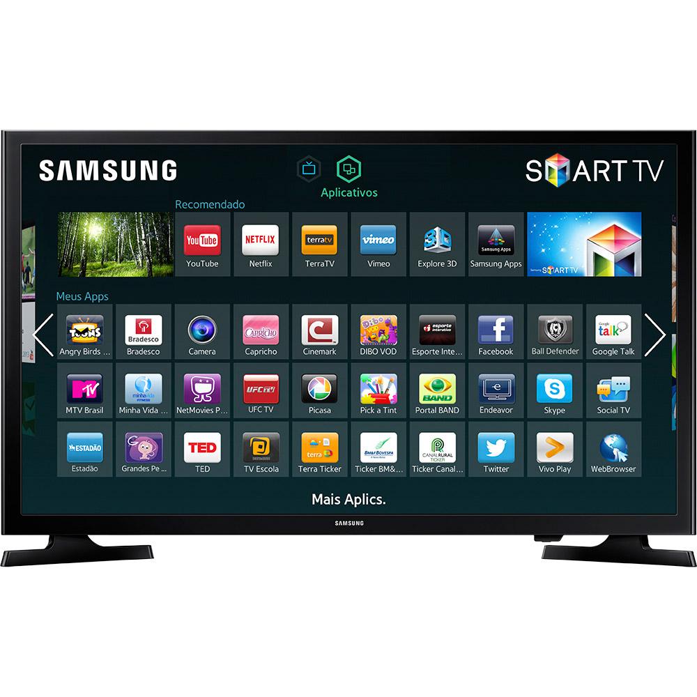→ Smart Tv Led 48 Samsung Un48j5200 Full Hd Com Conversor Digital 2 Hdmi 1 Usb Connect Share 1415