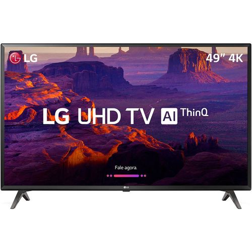 Smart TV LED 49 LG Ultra HD 4k com Suporte de Parede 3 HDMI 2 USB Wi-Fi ThinQ AI WebOS 4.0 60Hz Inteligencia Artificial é bom? Vale a pena?